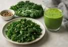 Kelkáposzta (Brassica oleracea var. sabellica) saláták és smoothie