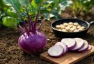 Lila karalábé (Brassica oleracea var. gongylodes) ültetés és főzés