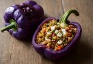 Lila paprika (Capsicum annuum var. annuum) grillezés és töltött receptek