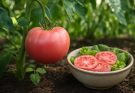 Rózsaszín paradicsom (Solanum lycopersicum var. rosso) ültetés és receptek