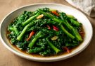 Kínai mustárlevél keserű levelű (Brassica juncea var. crispifolia amara) stir-fry
