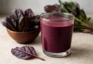Lila spenót keserű levelű (Spinacia oleracea var. purpurea amara) smoothie