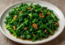 Kínai fodros kel mini fajták (Brassica rapa var. chinensis laciniata mini) stir-fry