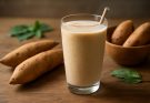 Yacon hosszúkás gumók (Smallanthus sonchifolius var. longus) smoothie