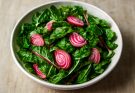 Chioggia cékla keserű ízű (Beta vulgaris var. cicla amara) saláta