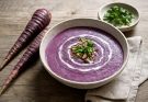 Lila paszternák hosszúkás csíkos (Pastinaca sativa var. purpurea longus striata) leves