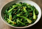 Pak choi hosszú keserűlevelű (Brassica rapa subsp. chinensis longifolia amara) stir-fry