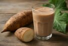 Yacon hosszú keserű gumók (Smallanthus sonchifolius var. longus amara) smoothie